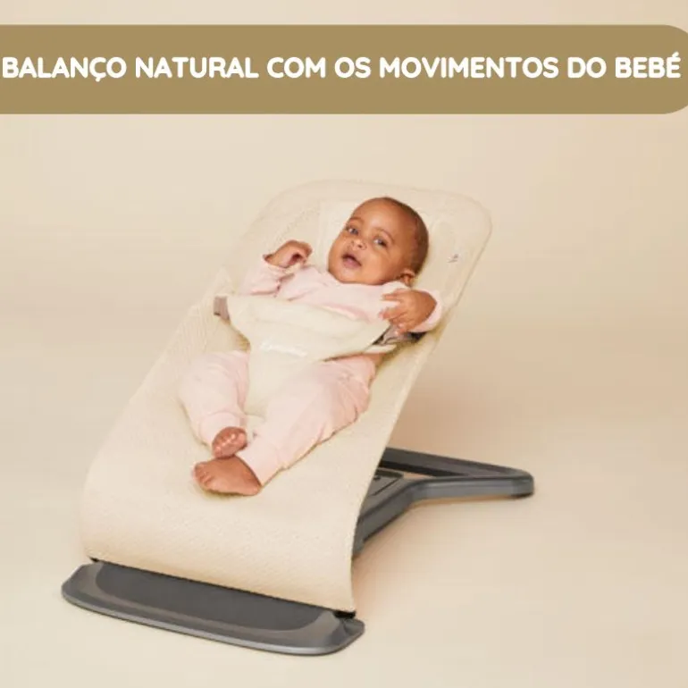 Ergobaby Espreguiçadeira Evolve Mesh - Crema
