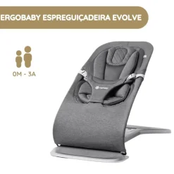 Ergobaby Espreguiçadeira Evolve - Cinza Escuro