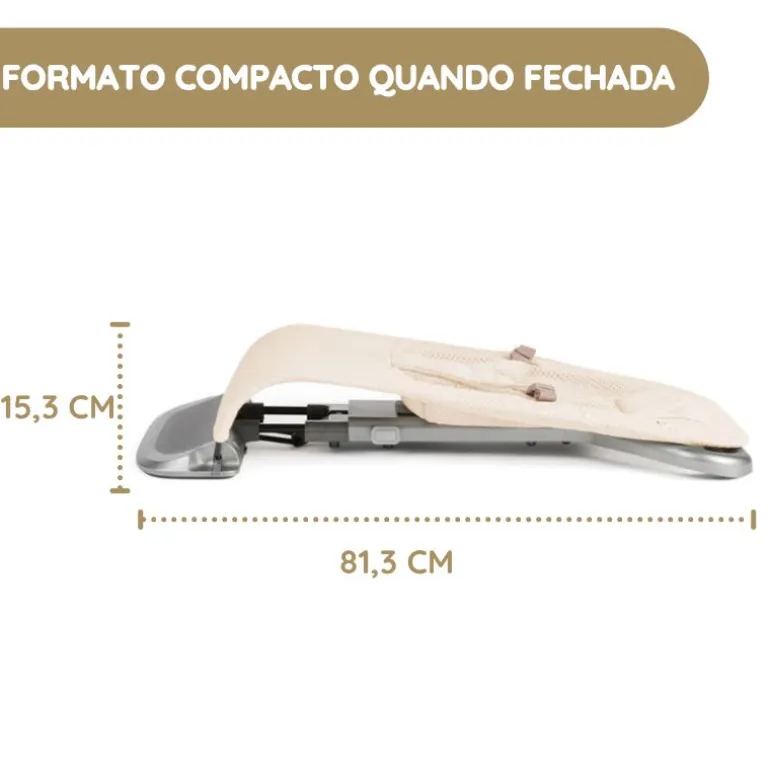 Ergobaby Espreguiçadeira Evolve - Cinza Escuro
