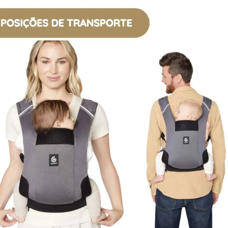 Ergobaby Mochila Portabebé Away - Gris grafito