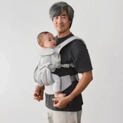 Ergobaby Mochila Portabebé Omni Classic Mesh - Cinza Pérola