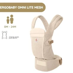 Ergobaby Mochila Portabebé Omni Lite Mesh - Natural Beige