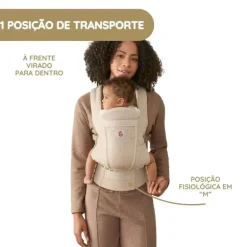 Ergobaby Mochila Portabebé Omni Lite Mesh - Onyx Black