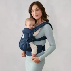 Ergobaby Mochila Portabebé Omni Classic Mesh - Azul Meia Noite