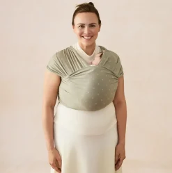 Ergobaby Pano Portabebé Aura Sustentável - Olive Diamonds