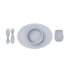 ezpz Primeiro Conjunto de Alimentação - Cinza Nórdico