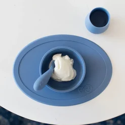 ezpz Primeiro Conjunto de Alimentação - Azul Escuro