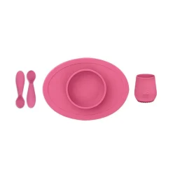 ezpz Primeiro Conjunto de Alimentação - Rosa