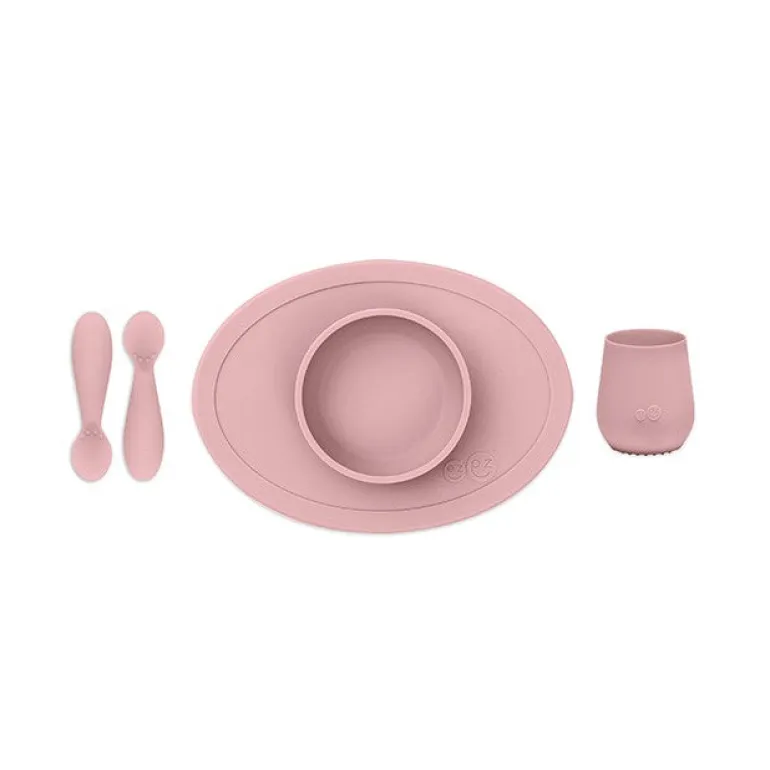 ezpz Primeiro Conjunto de Alimentação - Rosa Nórdico