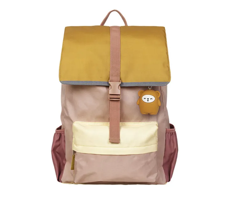 Fabelab - Mochila Escolar Grande - Old Rose