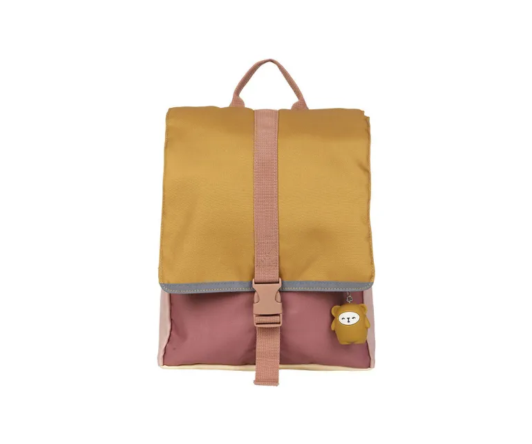 Fabelab - Mochila Escolar Pequena - Old Rose