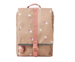 Fabelab - Mochila Escolar Pequena - Shooting Star Caramel
