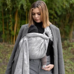 Fidella Ring Sling - Floral Touch Lunar Grey