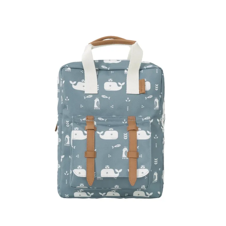 Fresk - Mochila Grande - Baleia Azul