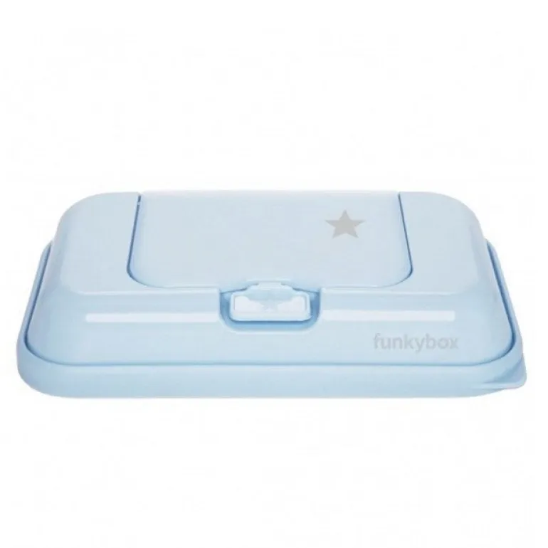 FunkyBox - Dispensador de Toalhitas To Go Brilho - Azul Pastel