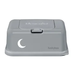 FunkyBox - Dispensador de Toalhitas Brilho - Gris Luna