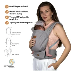 Isara Elite Mochila Portabebé - Misty Linen