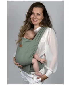 Isara Elite Mochila Portabebé - Sage Green Linen