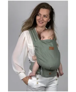 Isara Elite Mochila Portabebé - Sage Green Linen