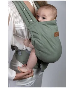 Isara Elite Mochila Portabebé - Sage Green Linen