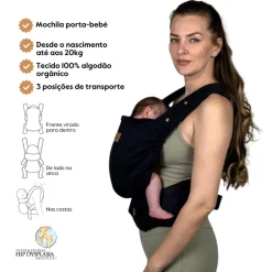Isara Elite Mochila Portabebé - Noire