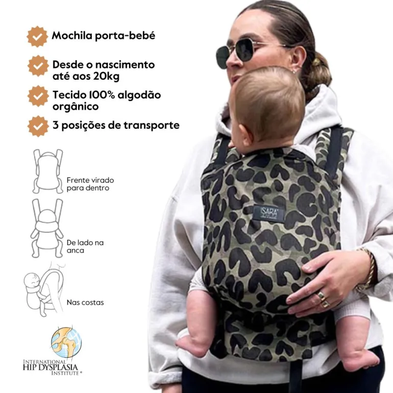 Isara Mochila Portabebé Quick Full Buckle - Tiba+Marl Camo