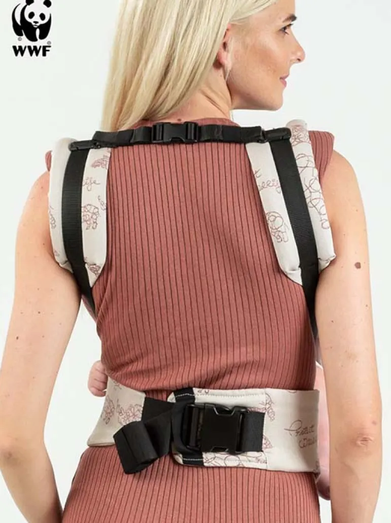 Isara Mochila Portabebé Quick Full Buckle V2 - Wildlife Sandy