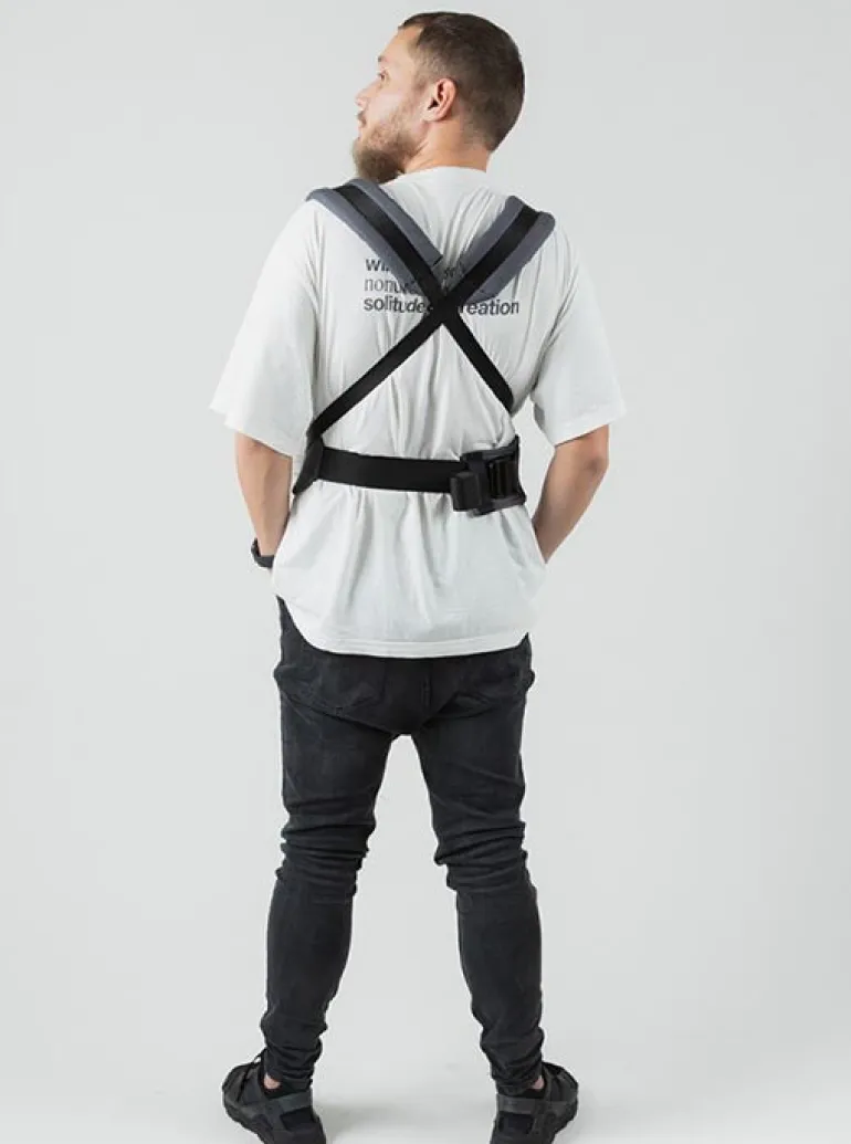 Isara Mochila Portabebé Quick Full Buckle V2 - Graphite Linen