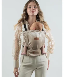 Isara Mochila Portabebé Quick Full Buckle V2 - Champagne Velvet