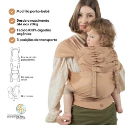 Isara Mochila Portabebé QuickTie - Macchiato