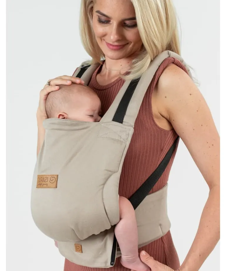 Isara Mochila Portabebé Quick Full Buckle V2 - Caffe Latte