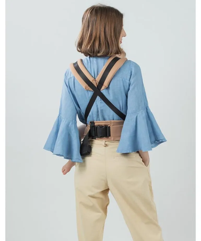 Isara Mochila Portabebé Quick Full Buckle V2 - Macchiato