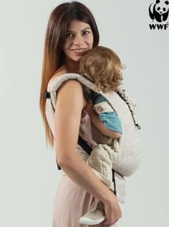 Isara Mochila Portabebé Quick Full Buckle V2 - Majestic Ivory Forest