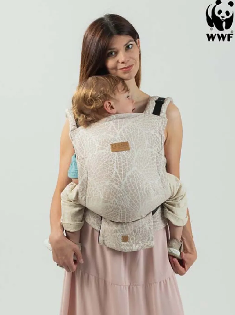 Isara Mochila Portabebé Quick Full Buckle V2 - Majestic Ivory Forest