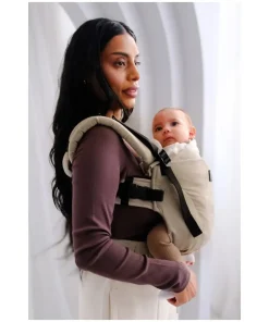 Isara Mochila Portabebé The ONE One size - Sandstone Linen