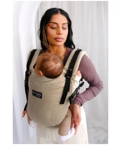 Isara Mochila Portabebé The ONE One size - Sandstone Linen