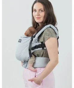 Isara Mochila Portabebé The ONE One size - Pearl Grey