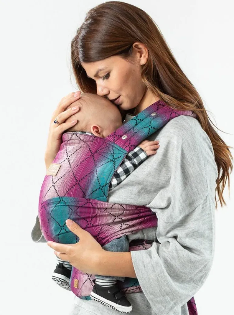 Isara Quick Half Buckle Mochila Portabebé - Diamonda Playing Mermaid