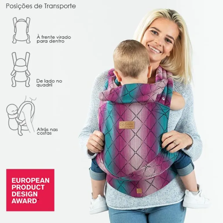 Isara Quick Half Buckle Mochila Portabebé - Diamonda Playing Mermaid