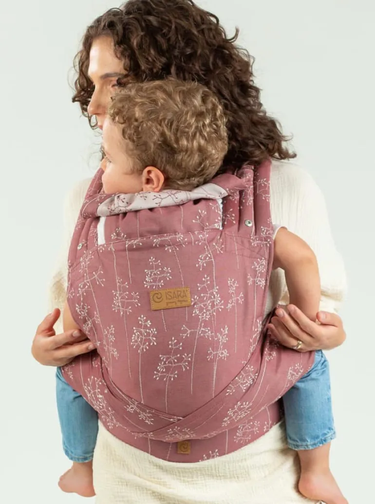 Isara Quick Half Buckle Mochila Portabebé - Meadow Grass