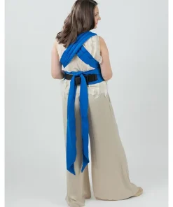 Isara Quick Half Buckle Mochila Portabebé - Iris Blue Bamboo