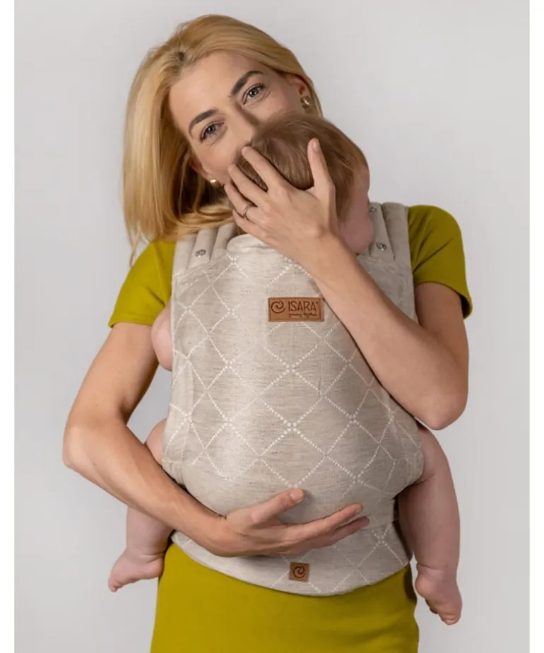 Isara Quick Half Buckle Mochila Portabebé - Au Naturel