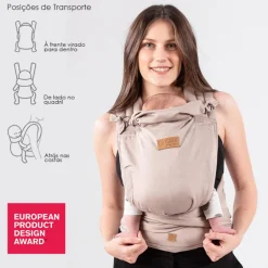 Isara Quick Half Buckle Mochila Portabebé - Caffe Latte
