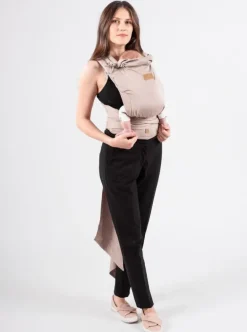 Isara Quick Half Buckle Mochila Portabebé - Caffe Latte