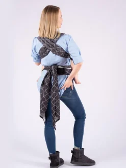 Isara Quick Half Buckle Mochila Portabebé - Diamonda Black