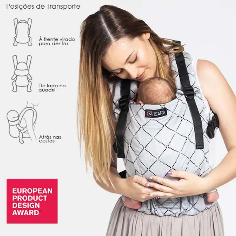 Isara The ONE Mochila Portabebé - Diamonda Gray