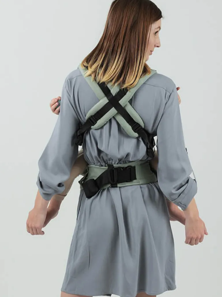 Isara The ONE Mochila Portabebé - Sage Green Linen