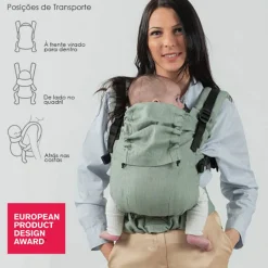 Isara The ONE Mochila Portabebé - Sage Green Linen