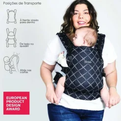 Isara The ONE Mochila Portabebé - Diamonda Black