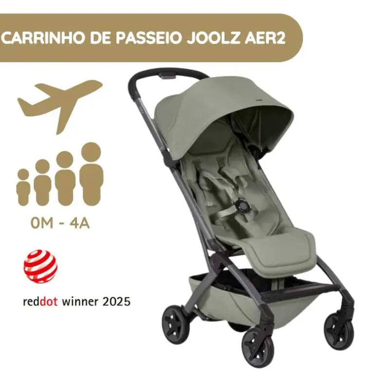 Joolz Aer2 Carrinho de Bebé - Sage Green